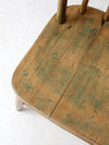 antique bow back farmhouse dining chair