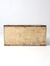 antique flat top trunk