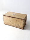 antique flat top trunk