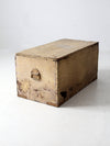antique flat top trunk