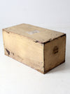 antique flat top trunk