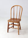 antique bow back farmhouse dining chair
