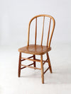 antique bow back farmhouse dining chair