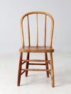 antique bow back farmhouse dining chair