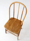 antique bow back farmhouse dining chair