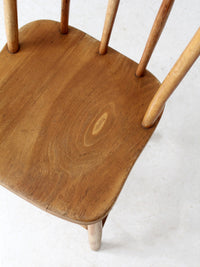 antique bow back farmhouse dining chair