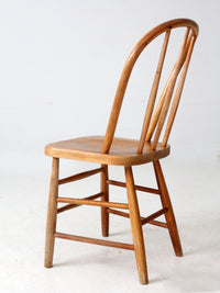 antique bow back farmhouse dining chair