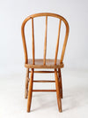 antique bow back farmhouse dining chair