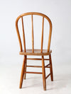 antique bow back farmhouse dining chair