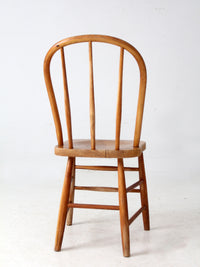 antique bow back farmhouse dining chair