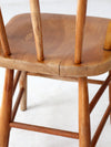 antique bow back farmhouse dining chair