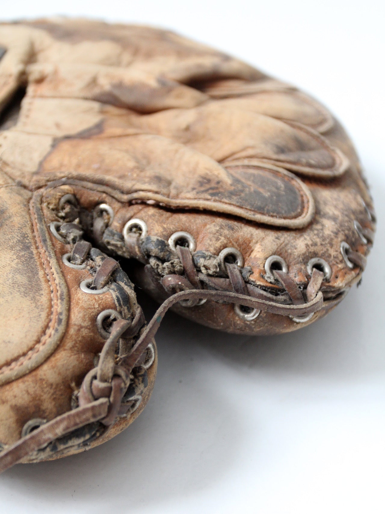 vintage baseball catcher's equipment collection c. 1930s-1950s