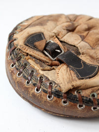 vintage baseball catcher's equipment collection c. 1930s-1950s