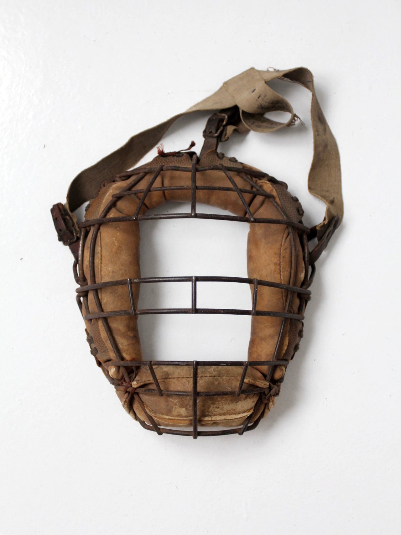 vintage baseball catcher's equipment collection c. 1930s-1950s