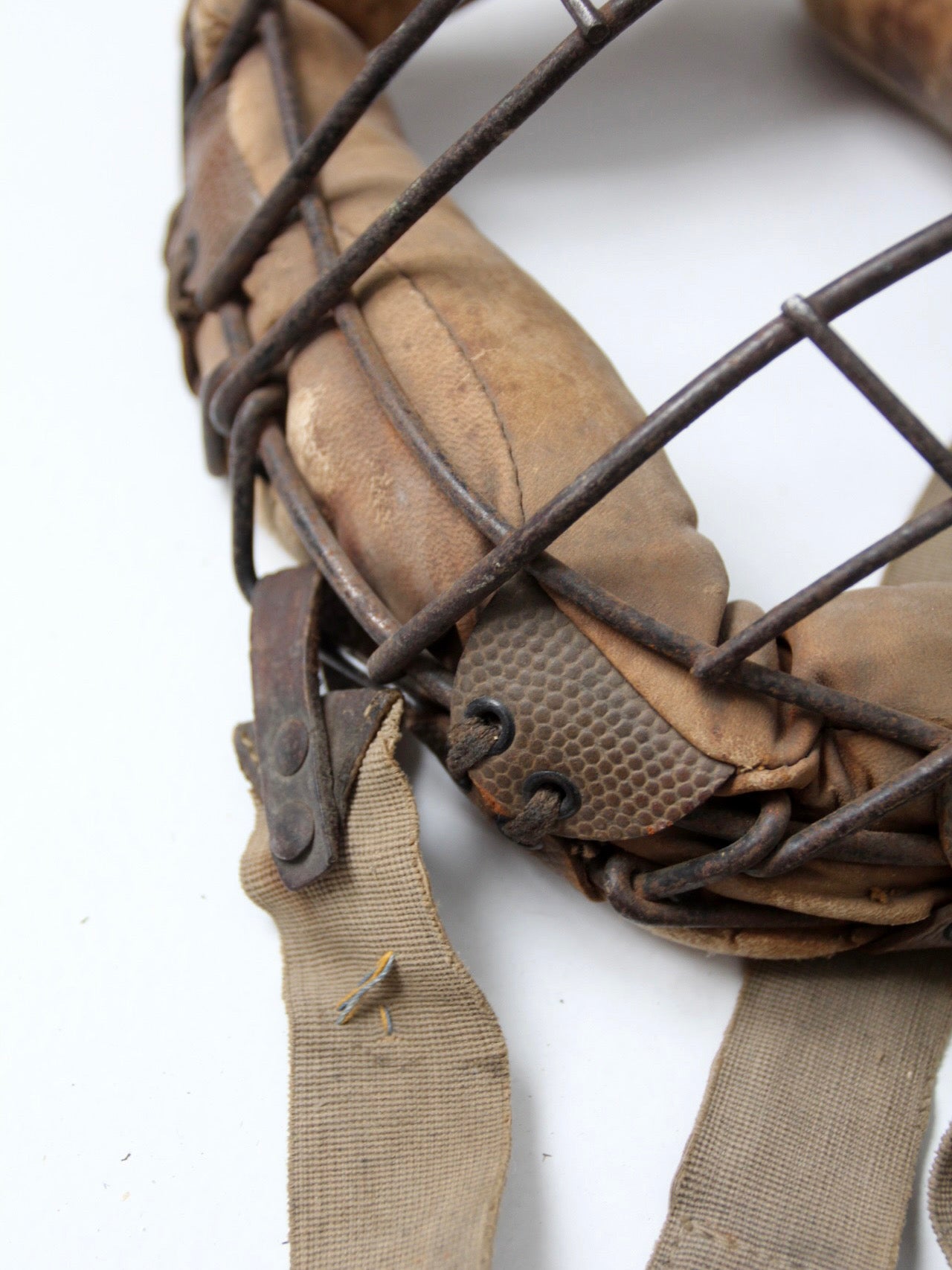 vintage baseball catcher's equipment collection c. 1930s-1950s