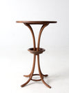 antique bentwood side table