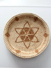 vintage woven basket tray