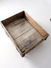 vintage industrial wood crating