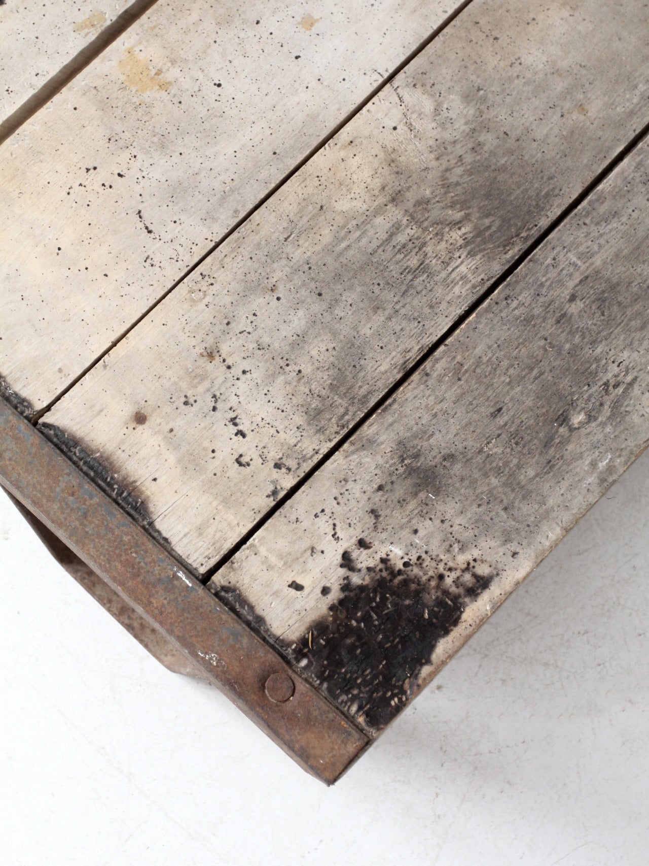 vintage industrial wood crating
