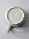 vintage studio pottery mug