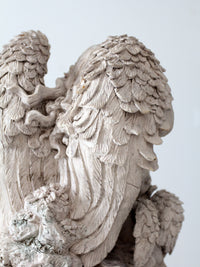 vintage garden angel sculpture