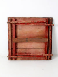 antique American clipper folding table