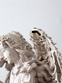 vintage garden angel sculpture