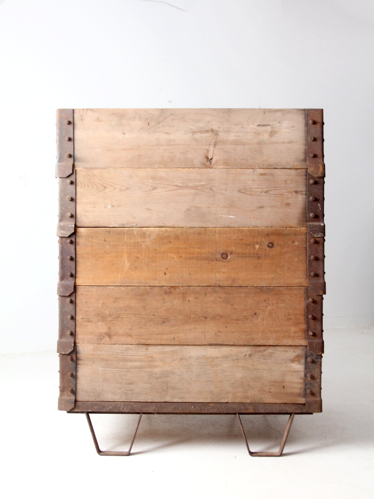 vintage industrial wood crating