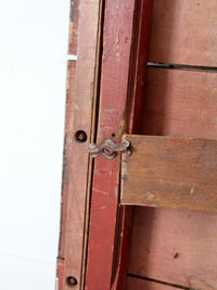 antique American clipper folding table