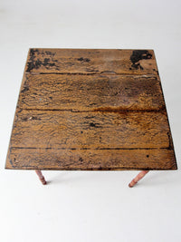 antique American clipper folding table
