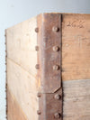 vintage industrial wood crating