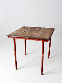 antique American clipper folding table