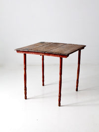antique American clipper folding table