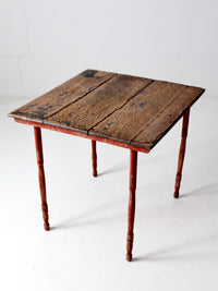 antique American clipper folding table