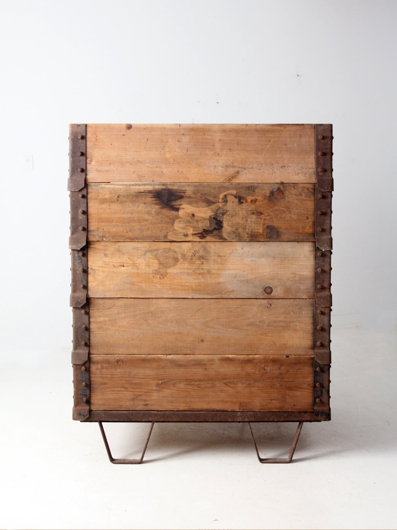vintage industrial wood crating