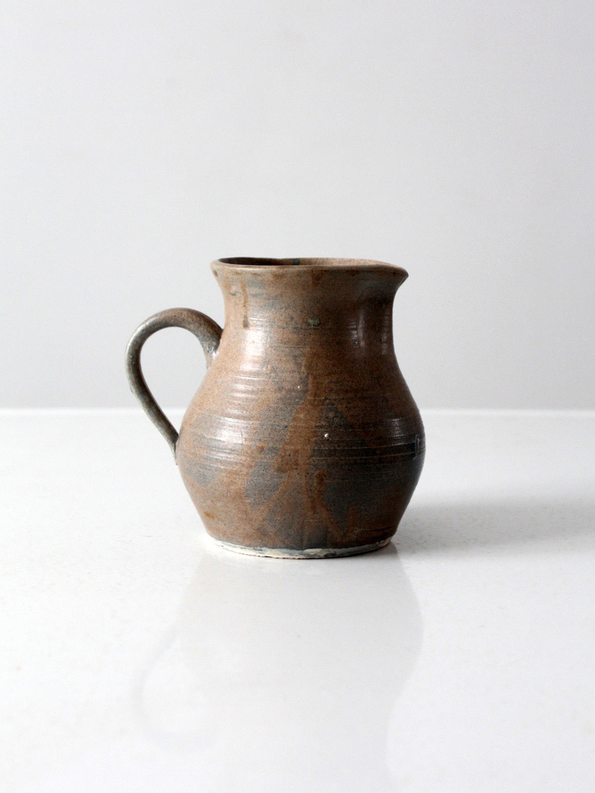vintage handmade studio pottery pitcher