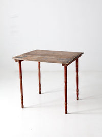 antique American clipper folding table