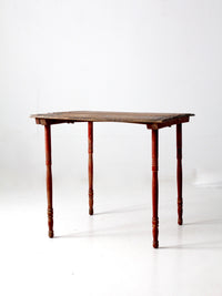antique American clipper folding table