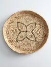 vintage woven basket tray