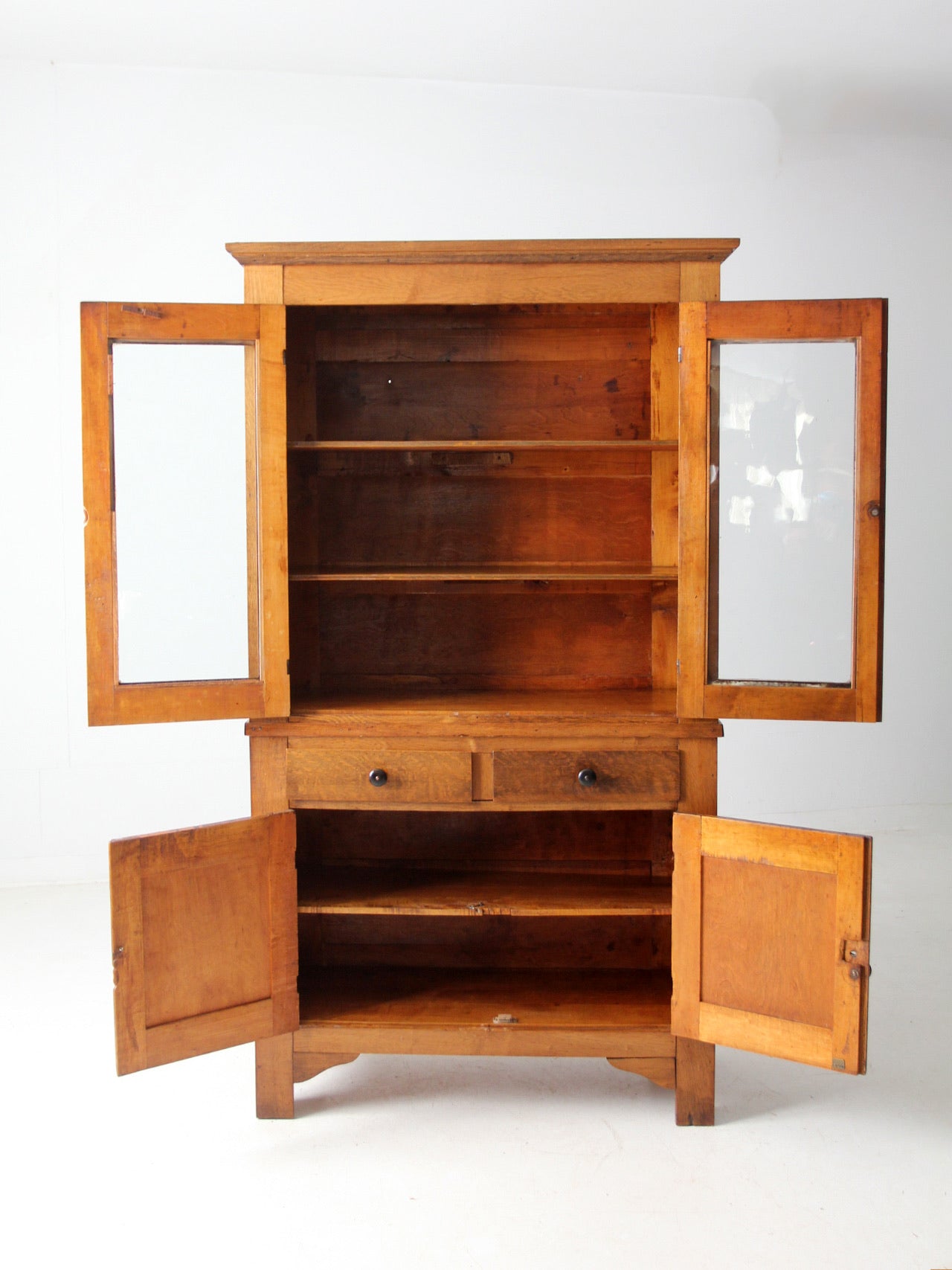 antique early 20th century farmhouse cabinet