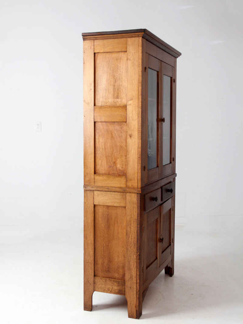 antique early 20th century farmhouse cabinet