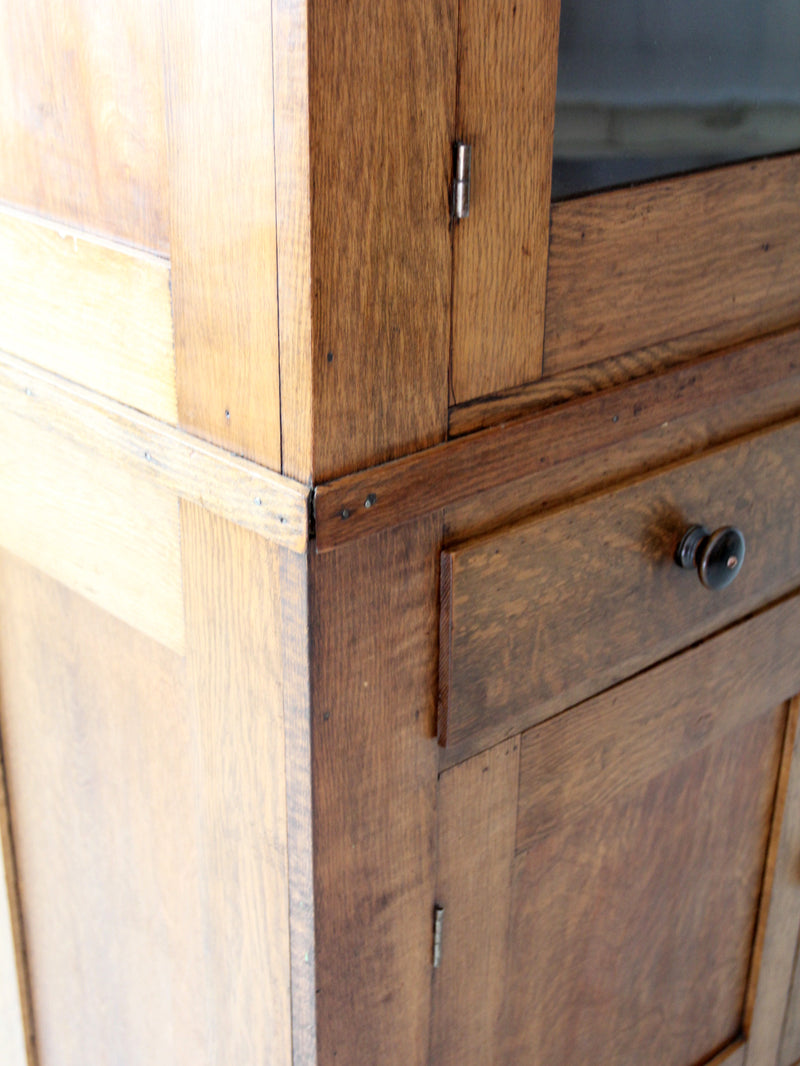 antique early 20th century farmhouse cabinet