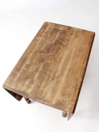 antique drop leaf table