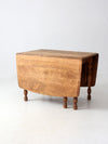 antique drop leaf table