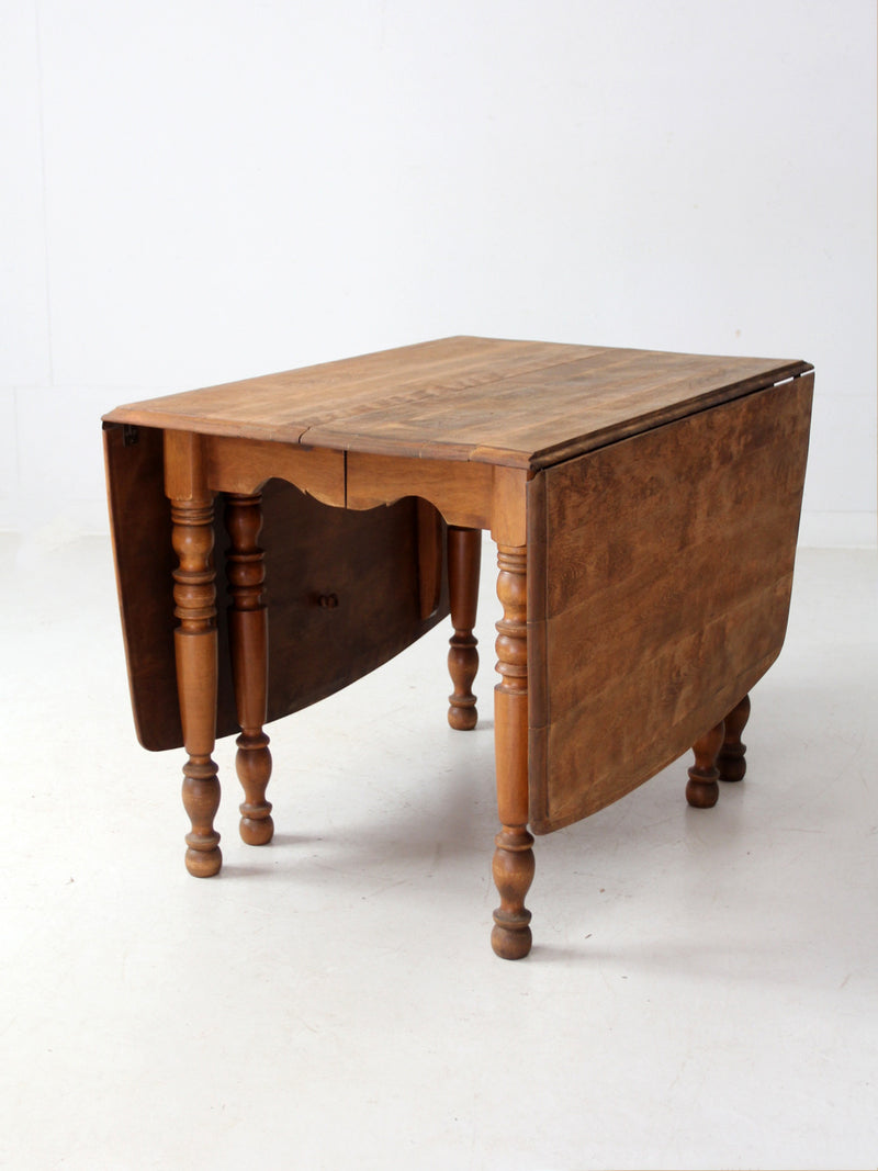 antique drop leaf table