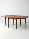 antique drop leaf table