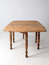 antique drop leaf table