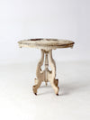 antique Victorian East Lake style accent table