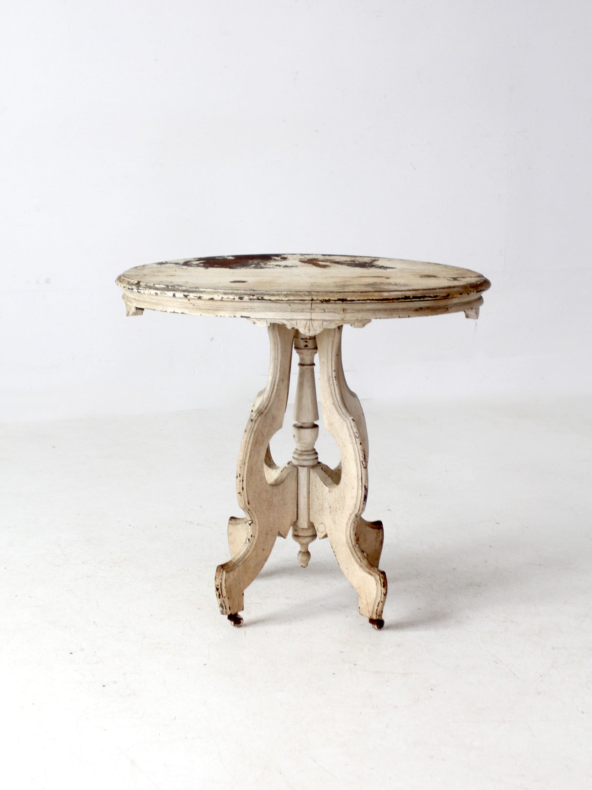 antique Victorian East Lake style accent table