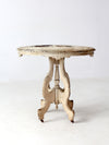 antique Victorian East Lake style accent table